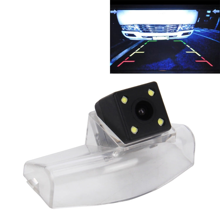656��492 Effective Pixel HD Water-resistant 4 LED Night Vision Wide Angle Car Rear View Backup Reverse Camera for Oversea Version Mazda 2/3