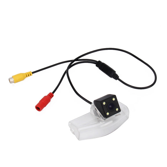 656��492 Effective Pixel HD Water-resistant 4 LED Night Vision Wide Angle Car Rear View Backup Reverse Camera for Oversea Version Mazda 2/3