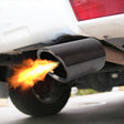 Car Styling Stainless Steel Exhaust Tail Muffler Tip Pipe for VW Volkswagen 1.2T Swept Volume(Black) - Exhaust Pipes by PMC TechLife | Online Shopping South Africa | PMC TechLife | Buy Now Pay Later Mobicred