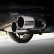 Universal Car Styling Stainless Steel Straight Double Outlets Exhaust Tail Muffler Tip Pipe(Black) - Exhaust Pipes by PMC TechLife | Online Shopping South Africa | PMC TechLife | Buy Now Pay Later Mobicred