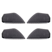 Carbon Fiber Inner Door Handle Bowl Cover Trim Decals Decorative Sticker for Honda Civic 10th Gen