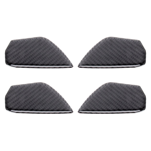 Carbon Fiber Inner Door Handle Bowl Cover Trim Decals Decorative Sticker for Honda Civic 10th Gen