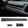3 in 1 Carbon Fiber Central Control Gears Shift Panel Cover Trim Decals Decorative Sticker for Honda Civic 10th Gen 2016-2019, Left Driving - Car Interior Mouldings by PMC TechLife | Online Shopping South Africa | PMC TechLife | Buy Now Pay Later Mobicred