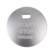 3D Aluminum Alloy Engine Start Stop Push Button Cover Trim Decorative Sticker for Mazda CX4 / CX5 / Axela / ATENZA(Silver)
