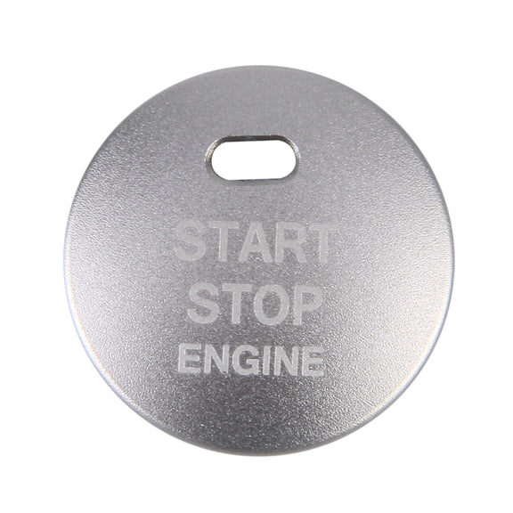 3D Aluminum Alloy Engine Start Stop Push Button Cover Trim Decorative Sticker for Mazda CX4 / CX5 / Axela / ATENZA(Silver)