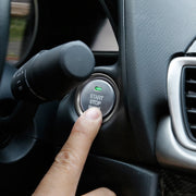 3D Aluminum Alloy Engine Start Stop Push Button Cover Trim Decorative Sticker for Mazda CX4 / CX5 / Axela / ATENZA(Silver)