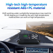 T900 Car GPS HUD Virtual HD Reflection Board Head-up Display, Speed & Driving Distance / Time Display, Over Speed & Voltage & Low Voltage Alarm, Fatigue Driving(Green)