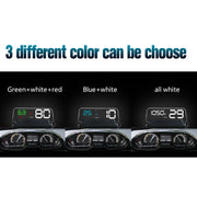T900 Car GPS HUD Virtual HD Reflection Board Head-up Display, Speed & Driving Distance / Time Display, Over Speed & Voltage & Low Voltage Alarm, Fatigue Driving(Green)