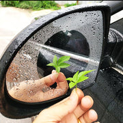Car Round PET Rearview Mirror Protective Window Clear Anti-fog Water-resistant Rain Shield Film, Diameter: 10cm
