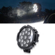 2 PCS 51W 3500LM 6500K White Light  17 LED Waterproof Car Boat Marine Work Lights Spotlight LED Bulbs, 30 Degrees Adjustable, DC 10-30V(Black) - Work Lights by PMC TechLife | Online Shopping South Africa | PMC TechLife | Buy Now Pay Later Mobicred