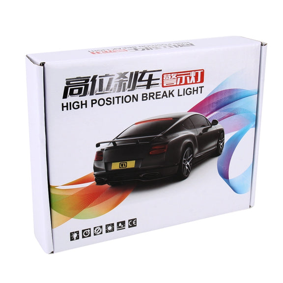 10W Car High Position Brake Light, DC 12V Cable Length: 100cm (Red Light)