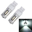 2 PCS T20 / 7443 5W 250LM 6000K Car Auto Brake Lights 16LEDs SMD-2835 Lamps, DC 12V(White Light) - free shipping - PMC TechLife - Order now!