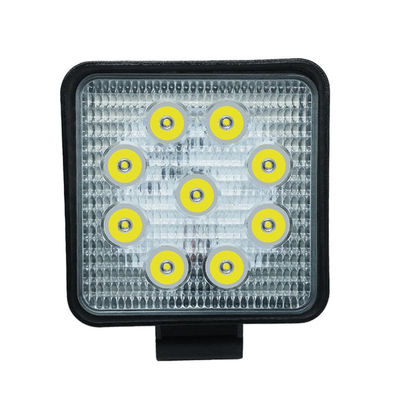 6.7W White Light Square-Shaped Water-resistant Car Boat Marine Work Lights Spotlight LED Bulbs, DC 9-30V