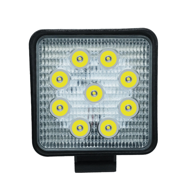 6.7W White Light Square-Shaped Water-resistant Car Boat Marine Work Lights Spotlight LED Bulbs, DC 9-30V