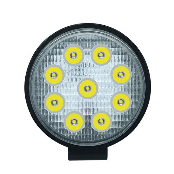 6.7W White Light Round-Shaped Water-resistant Car Boat Marine Work Lights Spotlight LED Bulbs, DC 9-30V