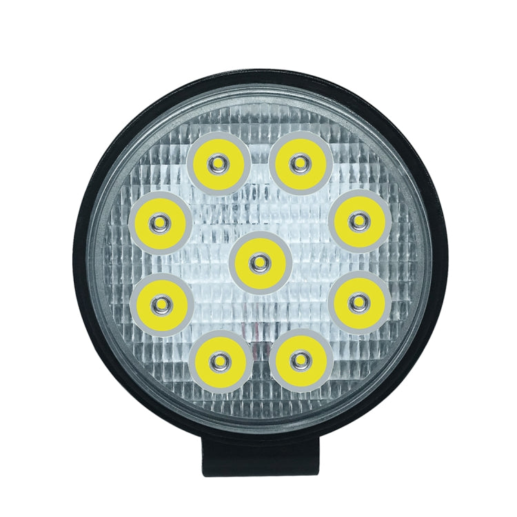 6.7W White Light Round-Shaped Water-resistant Car Boat Marine Work Lights Spotlight LED Bulbs, DC 9-30V