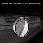 3R-044 Auxiliary Rear View Mirror Car Adjustable Blind Spot Mirror Wide Angle Auxiliary Rear View Side Mirror (White)