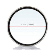 3R-044 Auxiliary Rear View Mirror Car Adjustable Blind Spot Mirror Wide Angle Auxiliary Rear View Side Mirror (White)