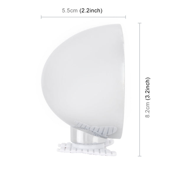 3R-044 Auxiliary Rear View Mirror Car Adjustable Blind Spot Mirror Wide Angle Auxiliary Rear View Side Mirror (White)
