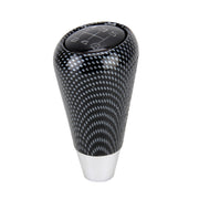 Universal Vehicle Modified Resin Shifter Manual 6-Speed Gear Shift Knob, Size: 8.2*5.5cm (Black White)