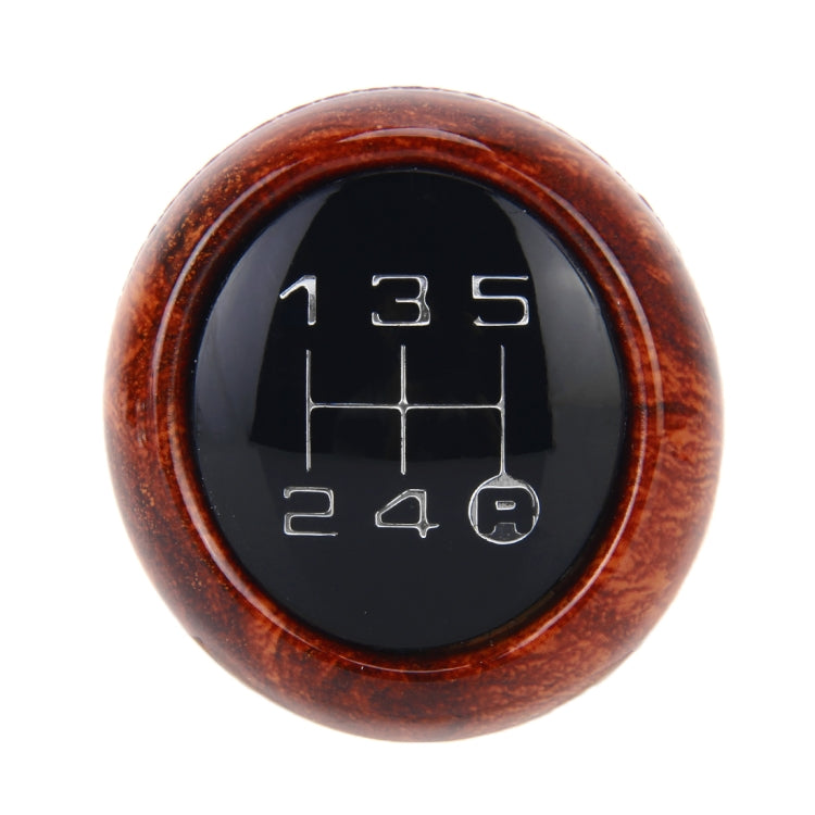 Universal Vehicle Modified Resin Shifter Manual 6-Speed Gear Shift Knob, Size: 8.2*5.5cm (Brown)