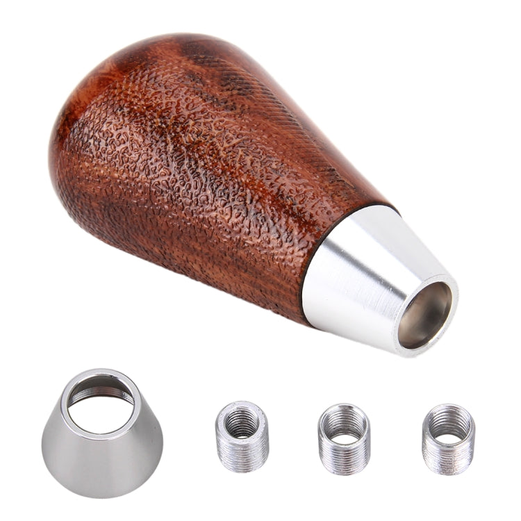 Universal Vehicle Modified Resin Shifter Manual 6-Speed Gear Shift Knob, Size: 8.2*5.5cm (Brown)
