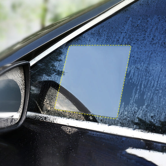 Car PET Rearview Mirror Protective Window Clear Anti-fog Water-resistant Rain Shield Film, Size: 20*16cm