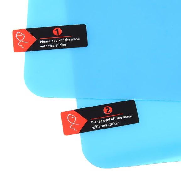 Car PET Rearview Mirror Protective Window Clear Anti-fog Water-resistant Rain Shield Film, Size: 20*17cm