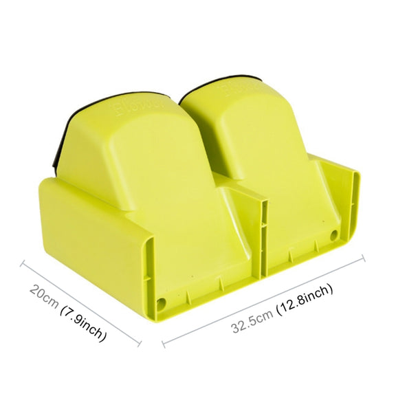 PP Planter Flower Pot Wall Hanging Garden Hanging Stackable Garden Supplies(Green)