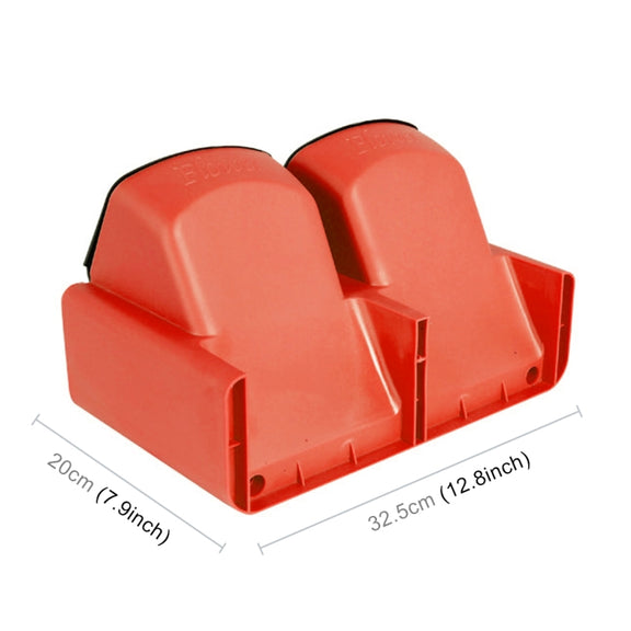 PP Planter Flower Pot Wall Hanging Garden Hanging Stackable Garden Supplies(Red)
