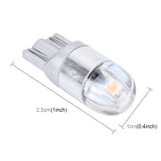2 PCS T10 2W 2 SMD-3030 LED Car Clearance Lights Lamp, DC 12V (Pink Light)