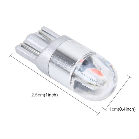 2 PCS T10 2W 2 SMD-3030 LED Car Clearance Lights Lamp, DC 12V (Red Light)