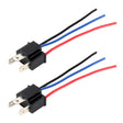 1 Pair H4 Bulb Holder Base Male Socket with Wire - Wires by PMC TechLife | Online Shopping South Africa | PMC TechLife | Buy Now Pay Later Mobicred