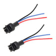 1 Pair T25 / 3157 Bulb Holder Base Male Socket with Wire - Wires by PMC TechLife | Online Shopping South Africa | PMC TechLife | Buy Now Pay Later Mobicred