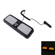 High qulaity DC 12V,9W LED Water-resistant Car Sunshade Yellow Light Warning Lights Strobe Emergency Lights Flashing Light with 12 Kinds Flash Patterns