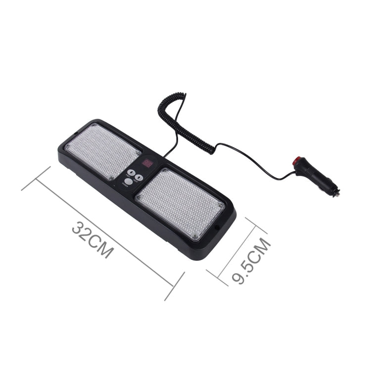 High qulaity DC 12V,9W LED Water-resistant Car Sunshade Yellow Light Warning Lights Strobe Emergency Lights Flashing Light with 12 Kinds Flash Patterns