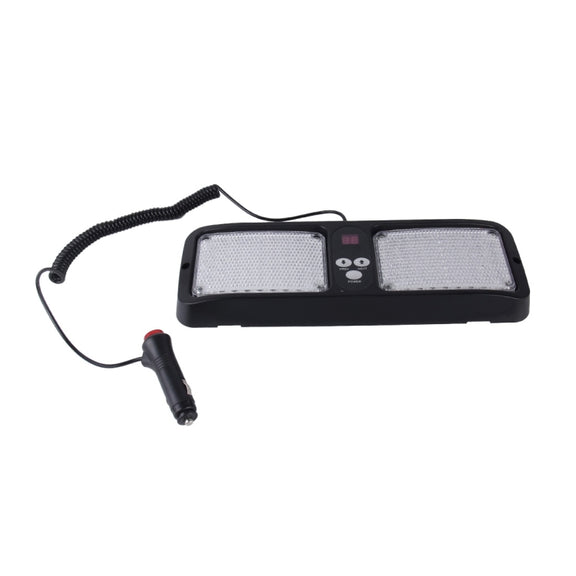 High qulaity DC 12V,9W LED Water-resistant Car Sunshade Yellow Light Warning Lights Strobe Emergency Lights Flashing Light with 12 Kinds Flash Patterns