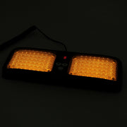 High qulaity DC 12V,9W LED Water-resistant Car Sunshade Yellow Light Warning Lights Strobe Emergency Lights Flashing Light with 12 Kinds Flash Patterns