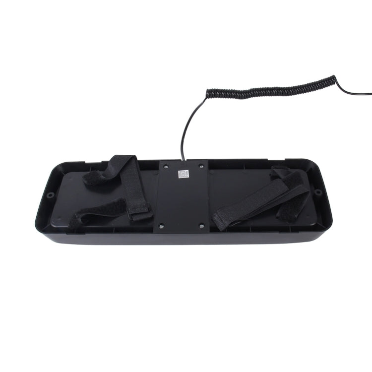 High qulaity DC 12V,9W LED Water-resistant Car Sunshade Red Light And Blue Light Warning Lights Strobe Emergency Lights Flashing Light with 12 Kinds Flash Patterns