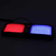 High qulaity DC 12V,9W LED Water-resistant Car Sunshade Red Light And Blue Light Warning Lights Strobe Emergency Lights Flashing Light with 12 Kinds Flash Patterns