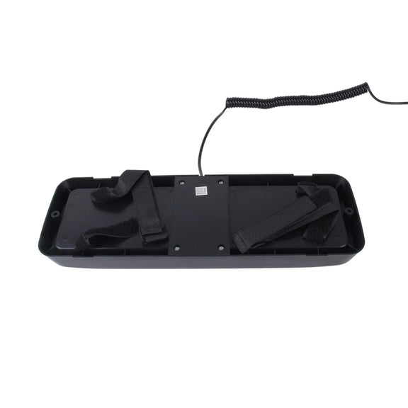 High qulaity DC 12V,9W LED Water-resistant Car Sunshade Yellow Light + White Light Warning Lights Strobe Emergency Lights Flashing Light with 12 Kinds Flash Patterns