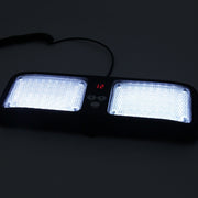 High qulaity DC 12V,9W LED Water-resistant Car Sunshade White Light Warning Lights Strobe Emergency Lights Flashing Light with 12 Kinds Flash Patterns