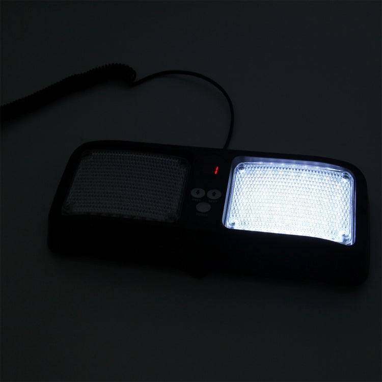 High qulaity DC 12V,9W LED Water-resistant Car Sunshade White Light Warning Lights Strobe Emergency Lights Flashing Light with 12 Kinds Flash Patterns