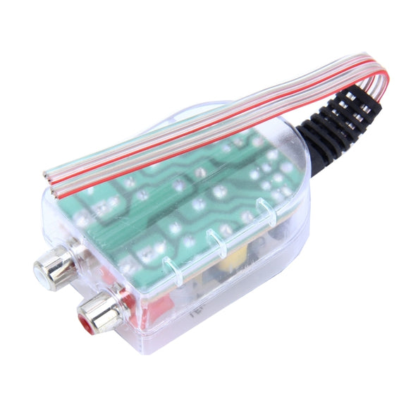 YE-99 Vehicle Car High to Low Impedance Converter Adapter Speaker to RCA Line