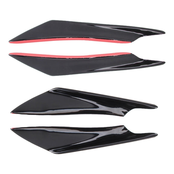 4 PCS Car-Styling Flank Decorative Sticker(Black)