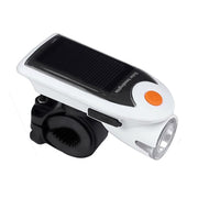 2 PCS 3W 240LM USB Solar Energy Motorcycle / Bicycle Light Set, Front Light+Back Light(White)