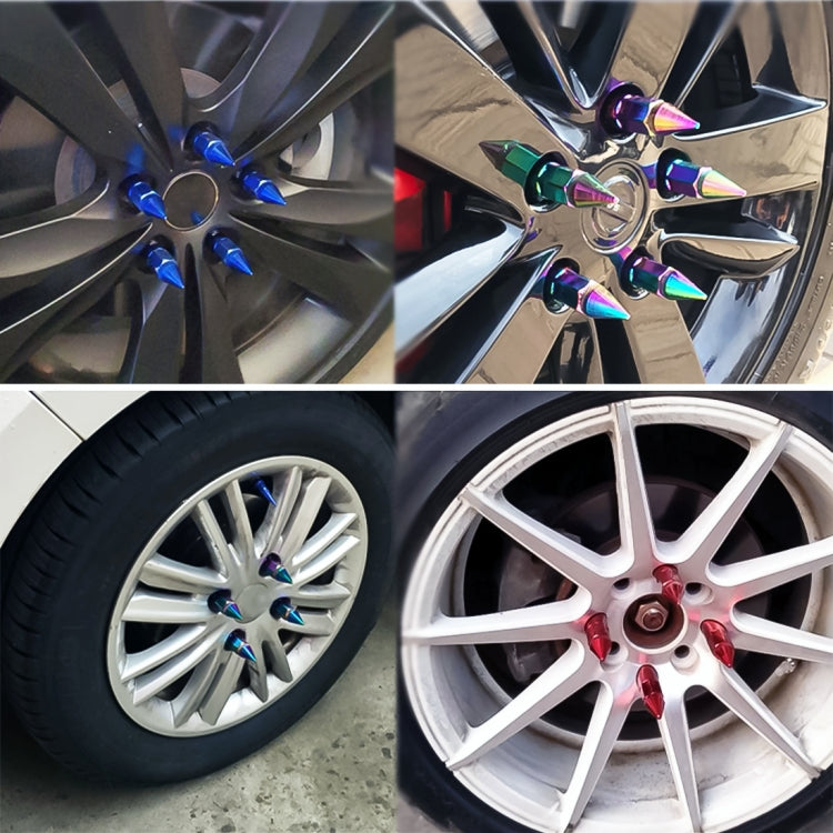 20 PCS Wheel Drive Hub Adaptor Car Wheel Nut  Adjustable Decorative Steering Wheel Hub Nut