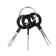 3 PCS Auto Car Rubberized Plug Circuit Board Wire Harness Terminal Extraction Pick Connector Crimp Pin Back Needle Remove Tool (Black) - Booster Cable & Clip by PMC TechLife | Online Shopping South Africa | PMC TechLife | Buy Now Pay Later Mobicred