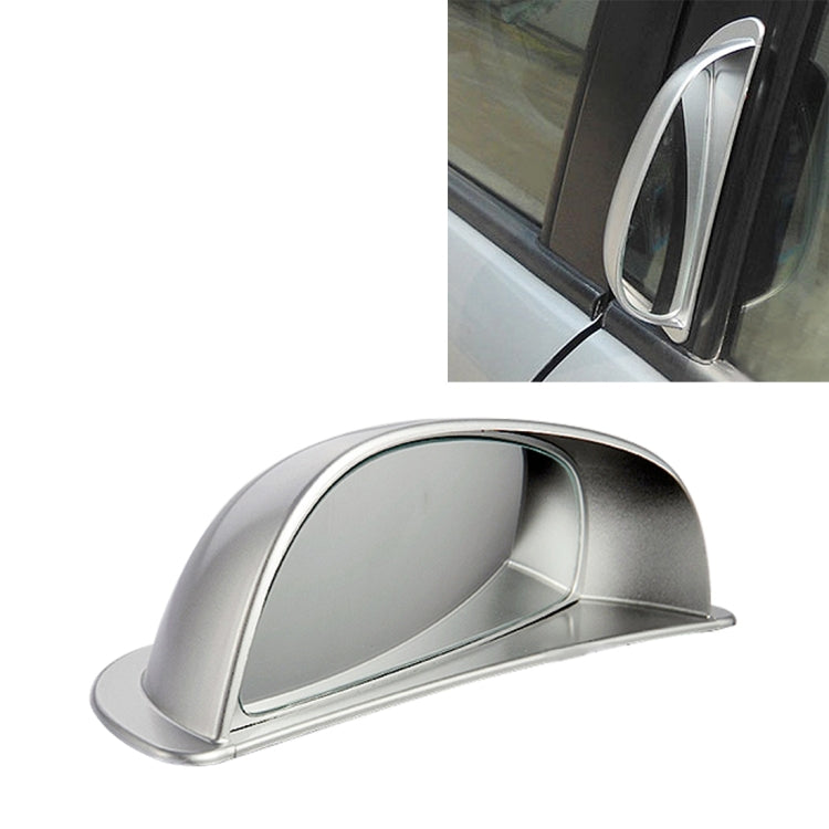 3R-089 Car Blind Spot Rear View Wide Angle Mirror, Left(Silver)