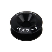4 PCS Car Modified Screw Gaskets Bodywork Stainless Steel Gasket Bolts, Diameter: 24mm(Black)